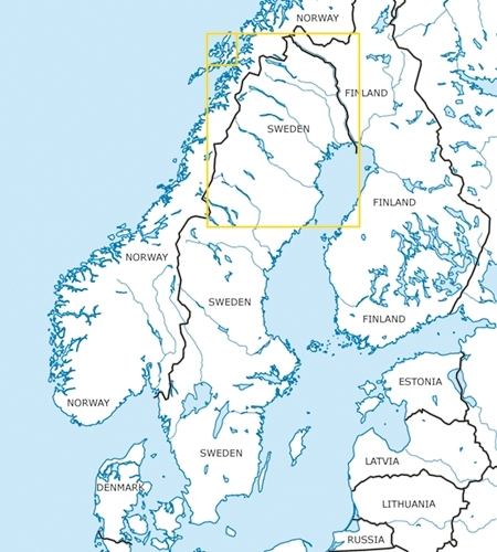 Rogers Data VFR Chart Sweden North 2024