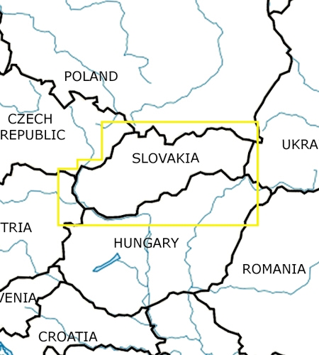 Rogers Data VFR Chart Slovakia