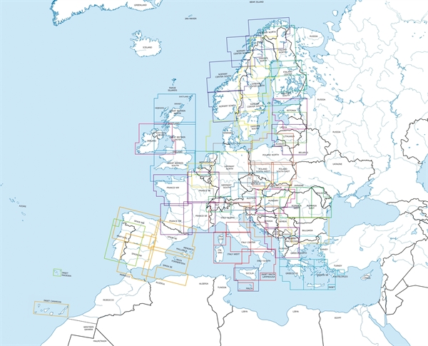 Rogers Data VFR Karte Türkei West 2024