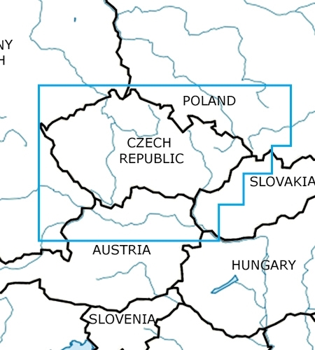 Rogers Data VFR Chart Czechia