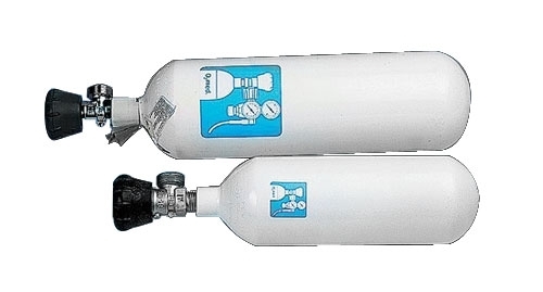 Oxygen cylinder 3 litres, filled