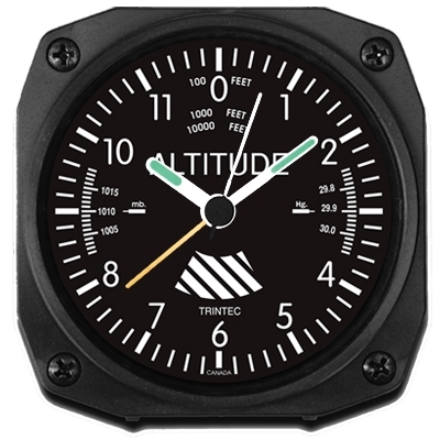 Desk Clock Altimeter