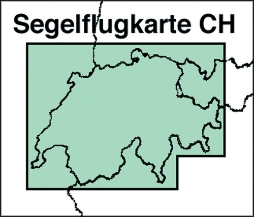 Segelflugkarte Schweiz