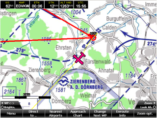 Sky-Map for Android, with ICAO Chart Germany and AIP