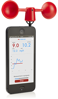 Smartphone and Tablet Wind Meter