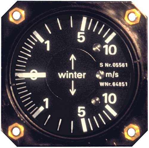 Stauscheiben-Variometer 5 StVLM, Meßbereich: ±10 m/s