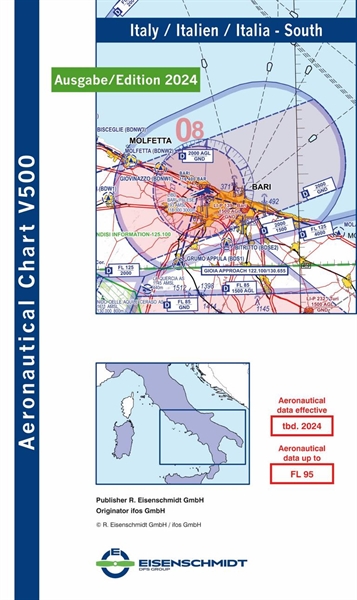 V500-Karte Italien Süd