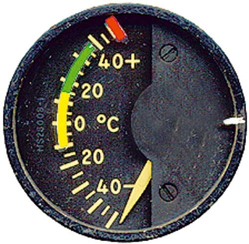 Carburetor Thermometer, Dekoinstrument