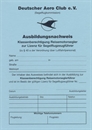 Ausbildungsnachweis TMG (Reisemotorsegler)