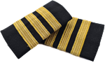 First Officer-Epaulettes, gold