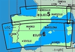 Enroute Chart E(LO)5/6 Frankreich, Spanien, Portugal