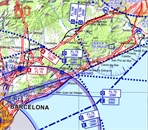 Flight Planner / Sky-Map VFR 500 Chart Spain Portugal