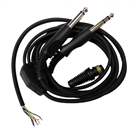 Replacement Headset Cable with PJ-055 and PJ-068 plugs