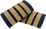 Captain Epaulettes, gold