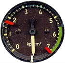 Oil Pressure Gauge, Dekoinstrument