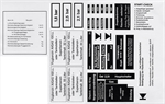 Motor Glider Panel Marking Set