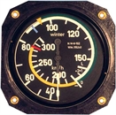 Airspeed Indicator 6 FMS 4, range 0 - 200 km/h