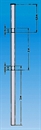 Windsock Mast, Length 150 cm