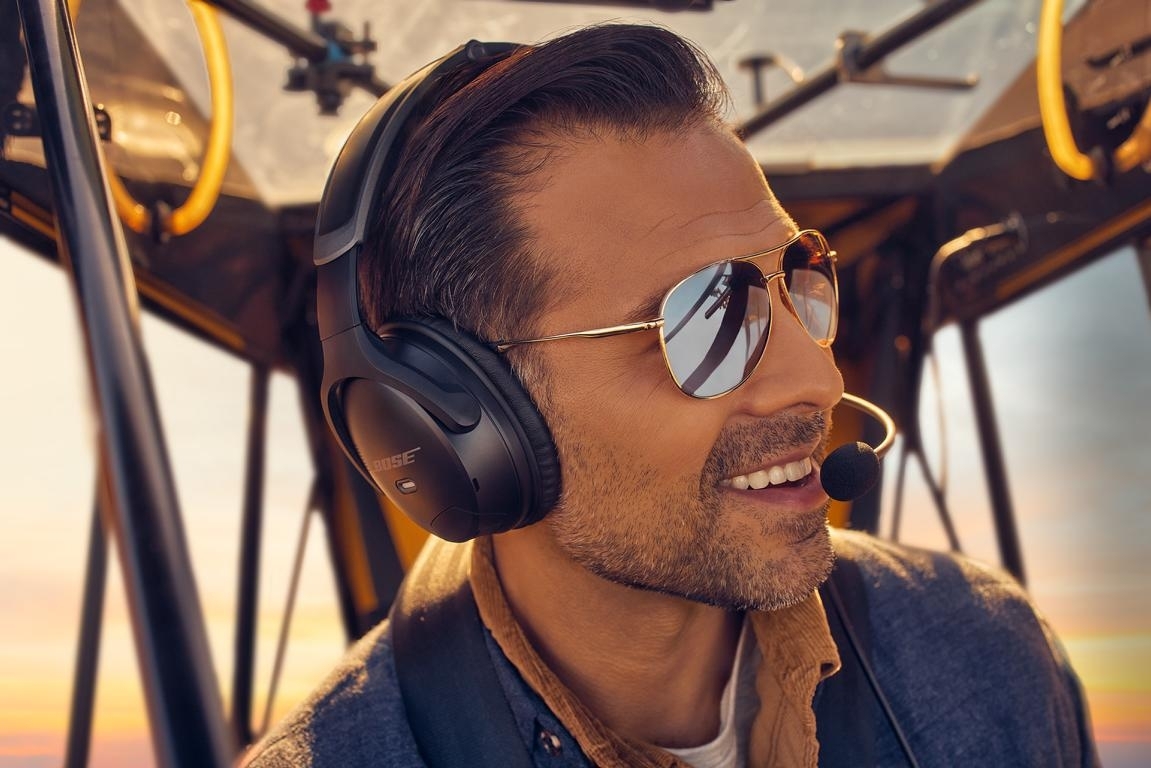 Bose A30 Kabelsatz - Luftfahrt-Standardstecker, Spiralkabel