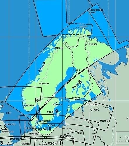 Enroute Chart E(LO)7/8 Scandinavia