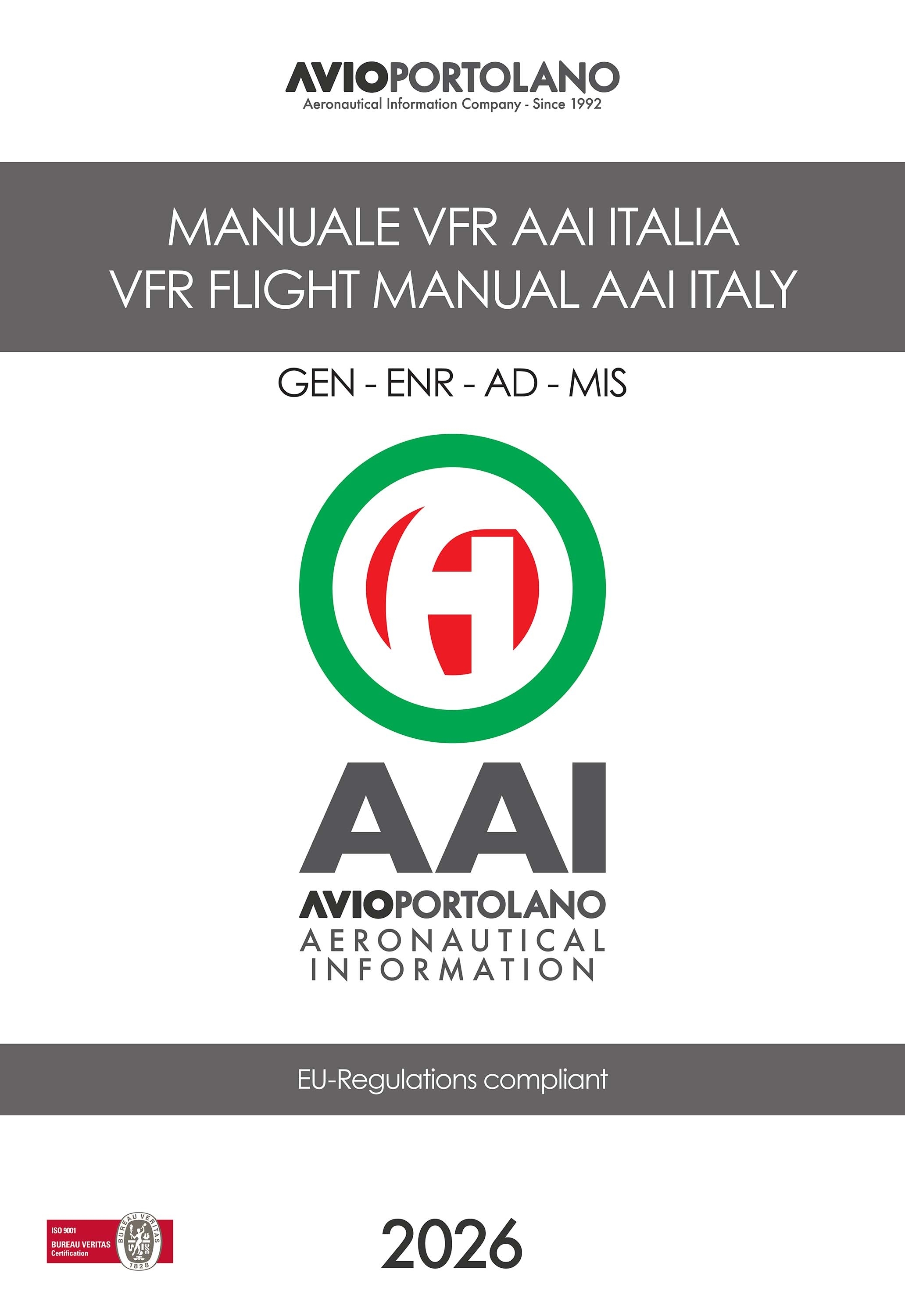 Avioportolano VFR Manual AAI Italy 2026