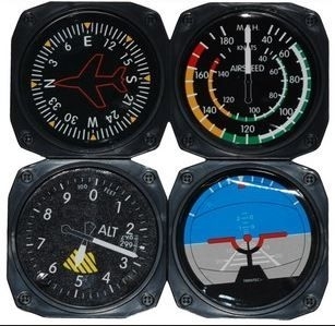 Untersetzer Cockpit Set 4 St.