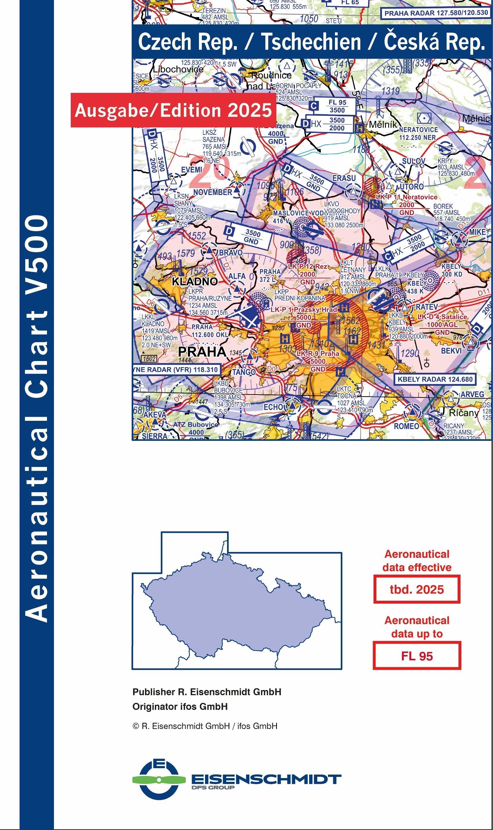 V500-Karte Tschechien