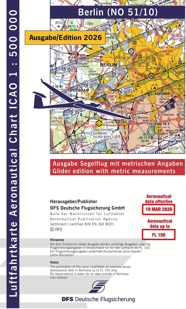 ICAO Chart Berlin Glider