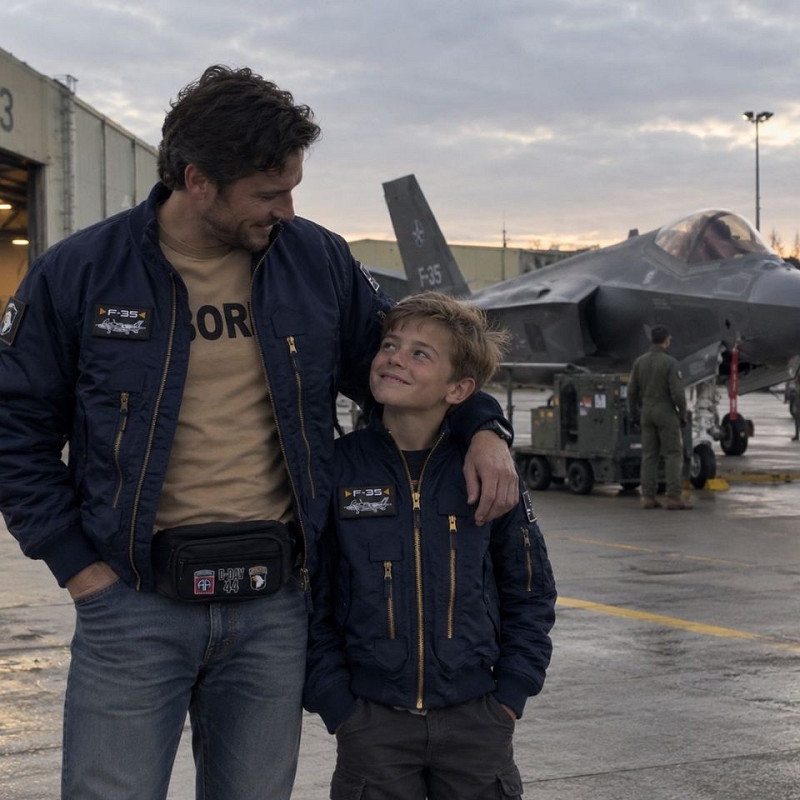 Kinder-Pilotenjacke F-35