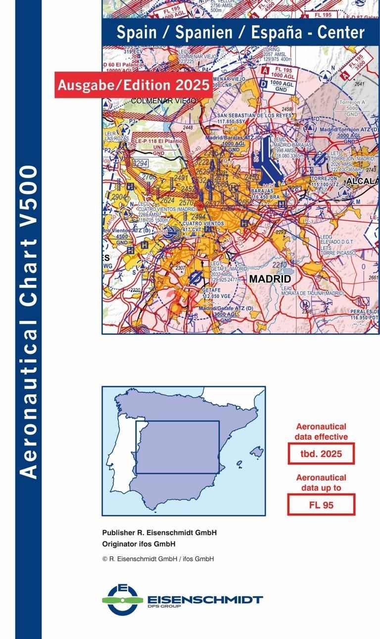 V500-Karte Spanien Center
