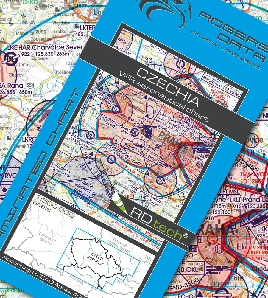 Rogers Data VFR Karte Tschechien
