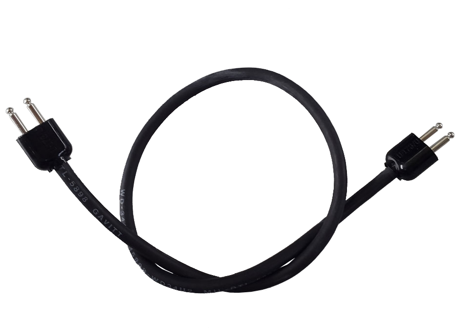 Mikrofonkabel mit 2 Steckern U173/U, 38 cm lang