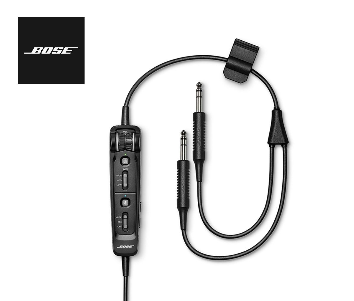 Bose A30 Kabelsatz - Luftfahrt-Standardstecker, Spiralkabel