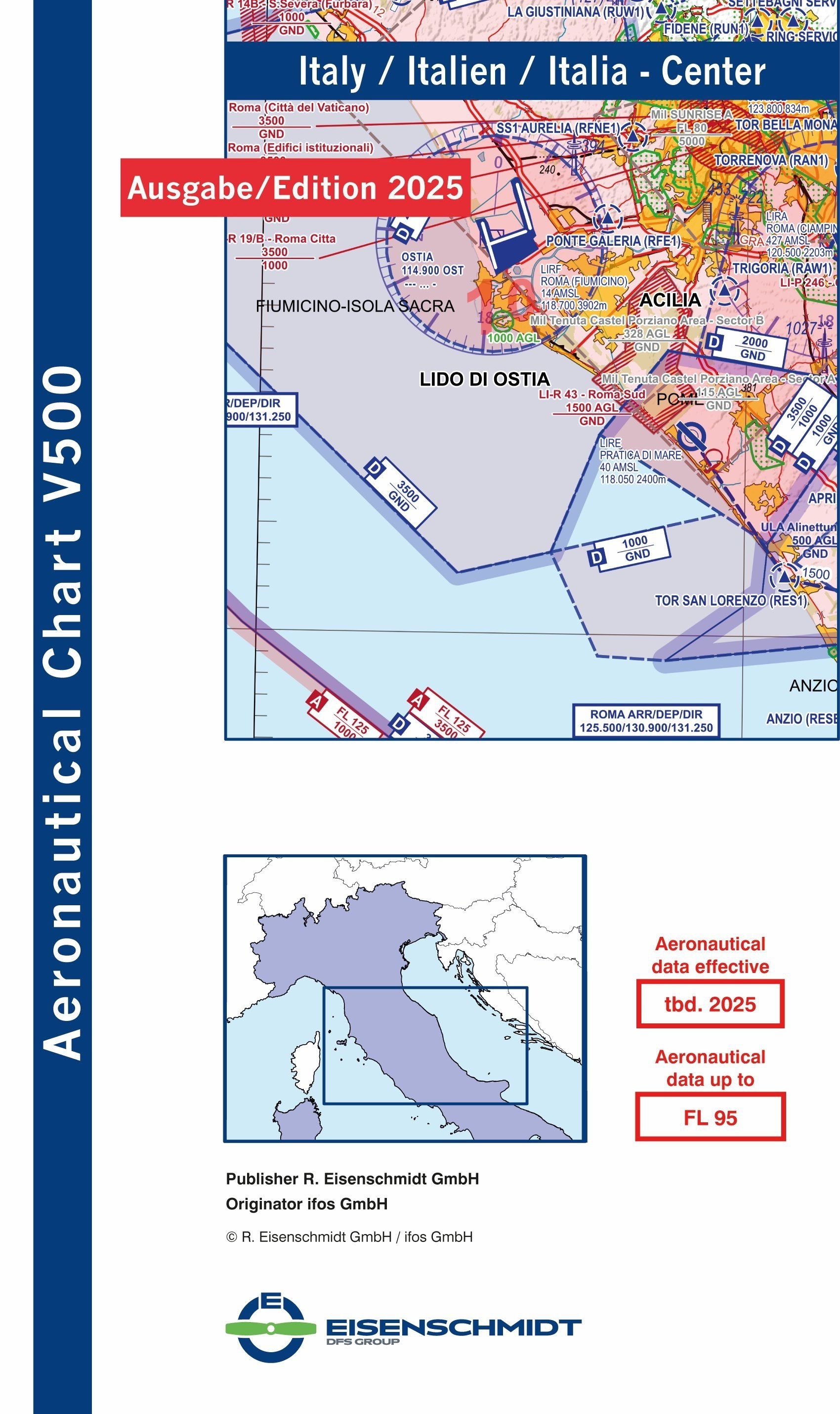 V500-Karte Italien Mitte