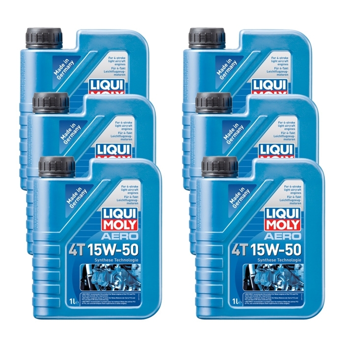 Liqui Moly AERO 4-Takt-Motorenöl, Karton 6 x 1 Liter