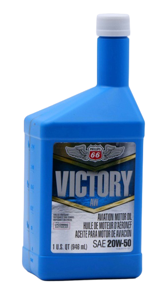 Phillips Victory AW 20W-50 Aviation Oil, 12 x 1 US-Quart