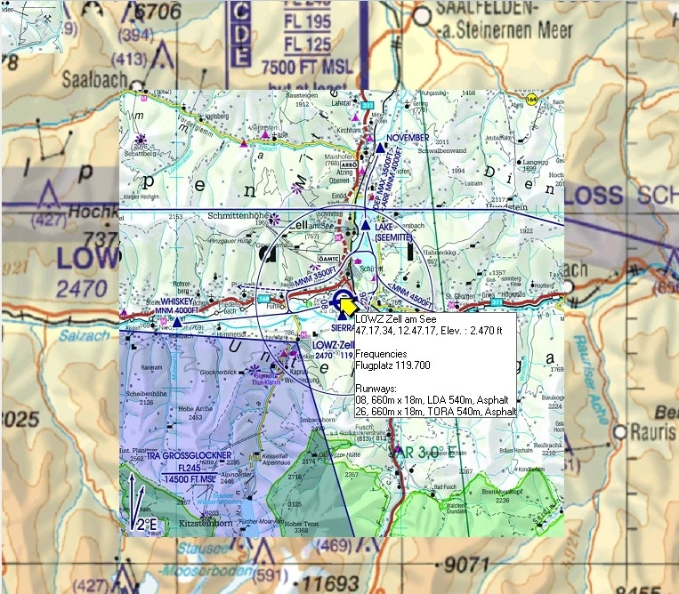 Flight Planner / Sky-Map Trip-Kit Österreich