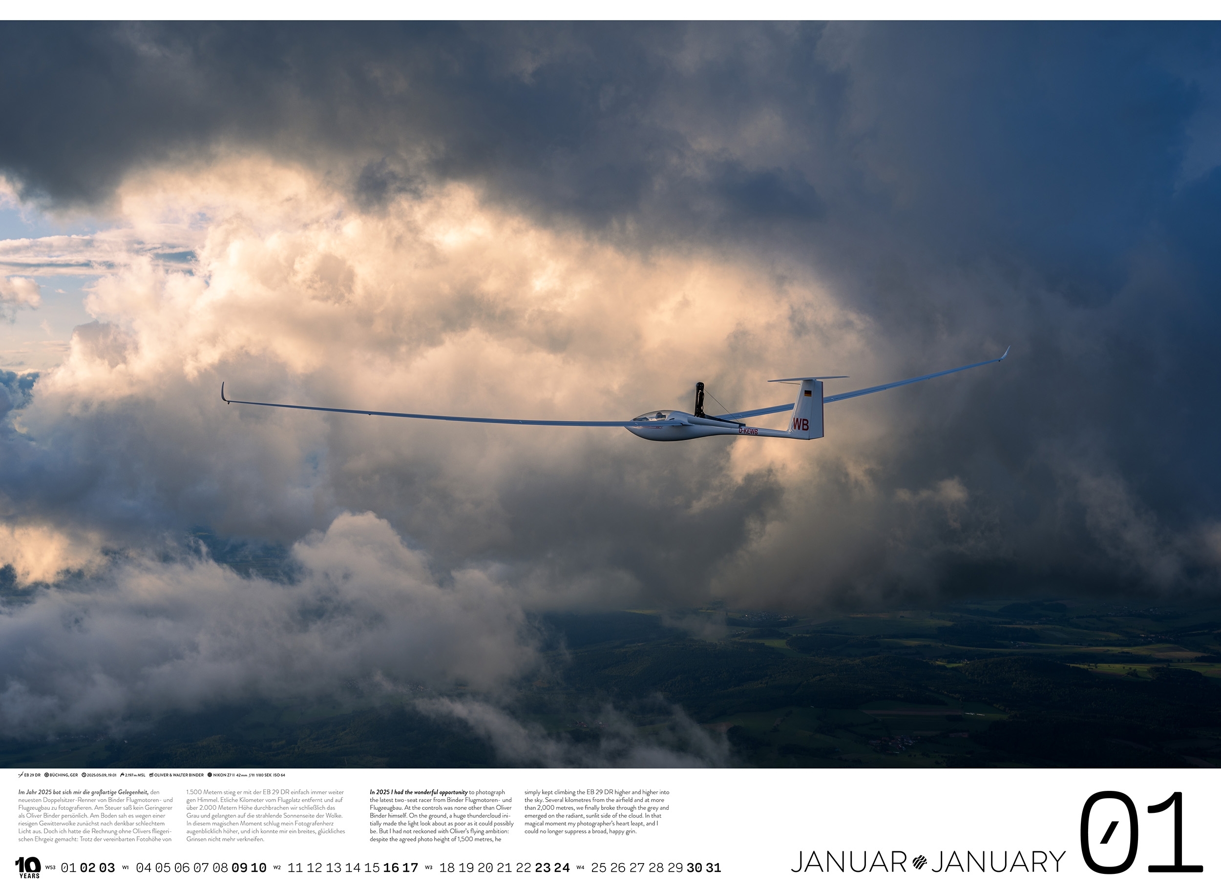 Kalender Beauties of the Sky 2027
