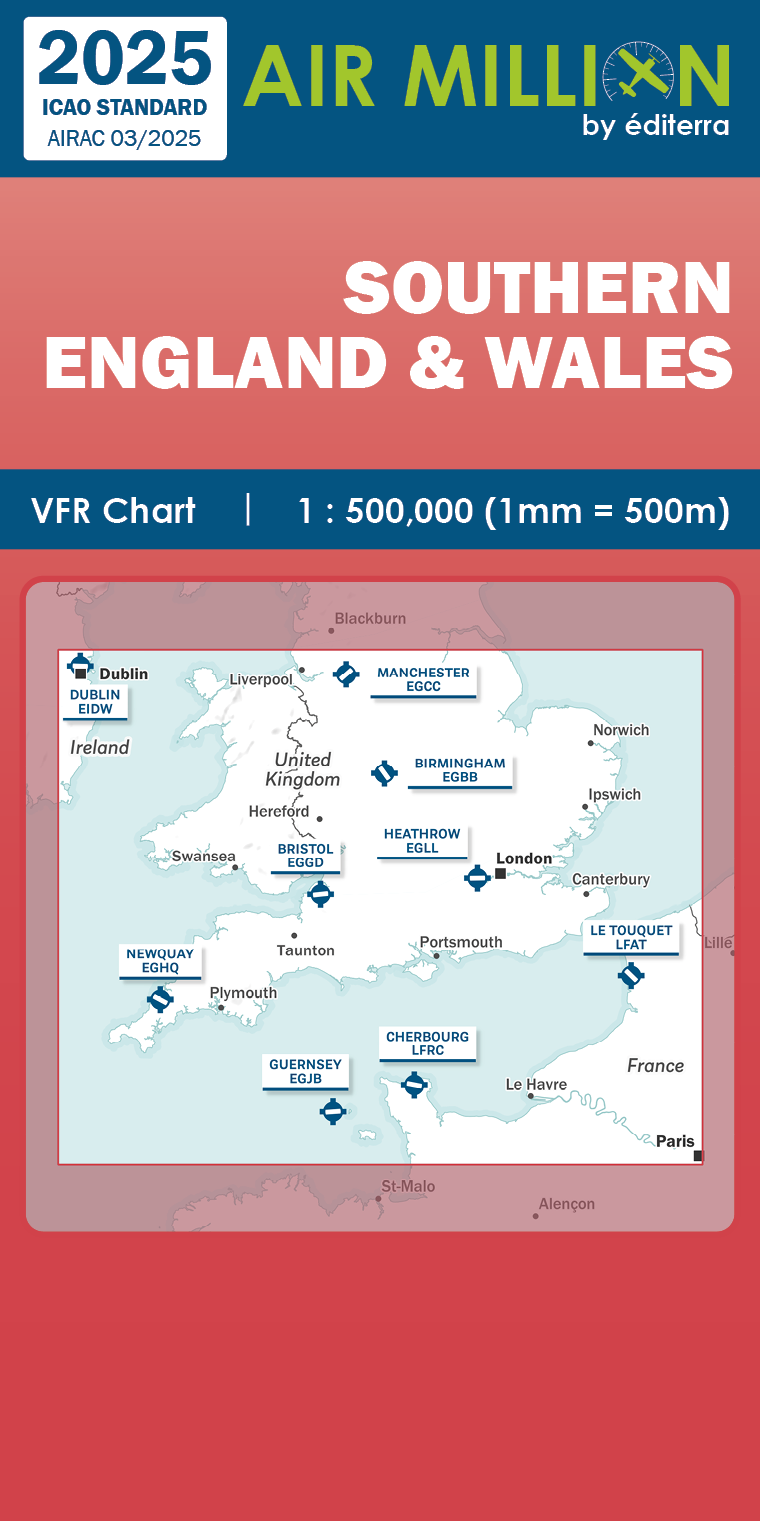 Air Million VFR Karte Süd-England & Wales