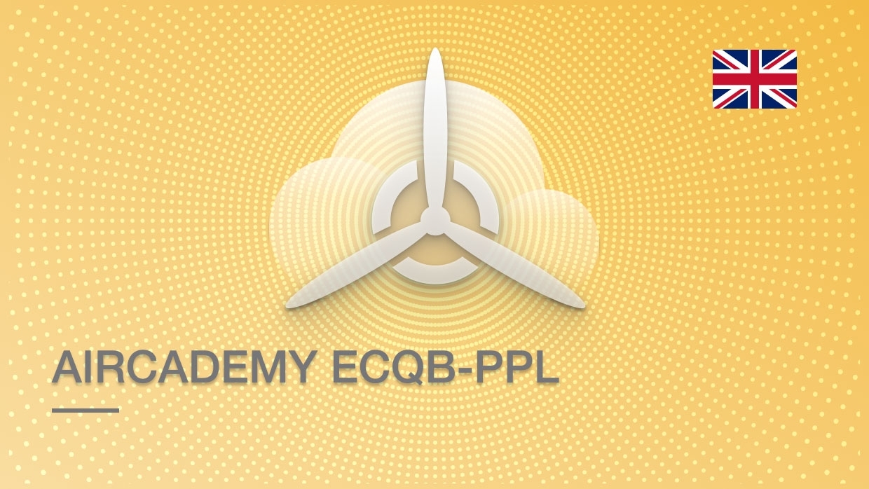 ECQB-PPL Fragendatenbank (AIRCADEMY) Englisch - 12 Monate, Online-Aktivierungscode