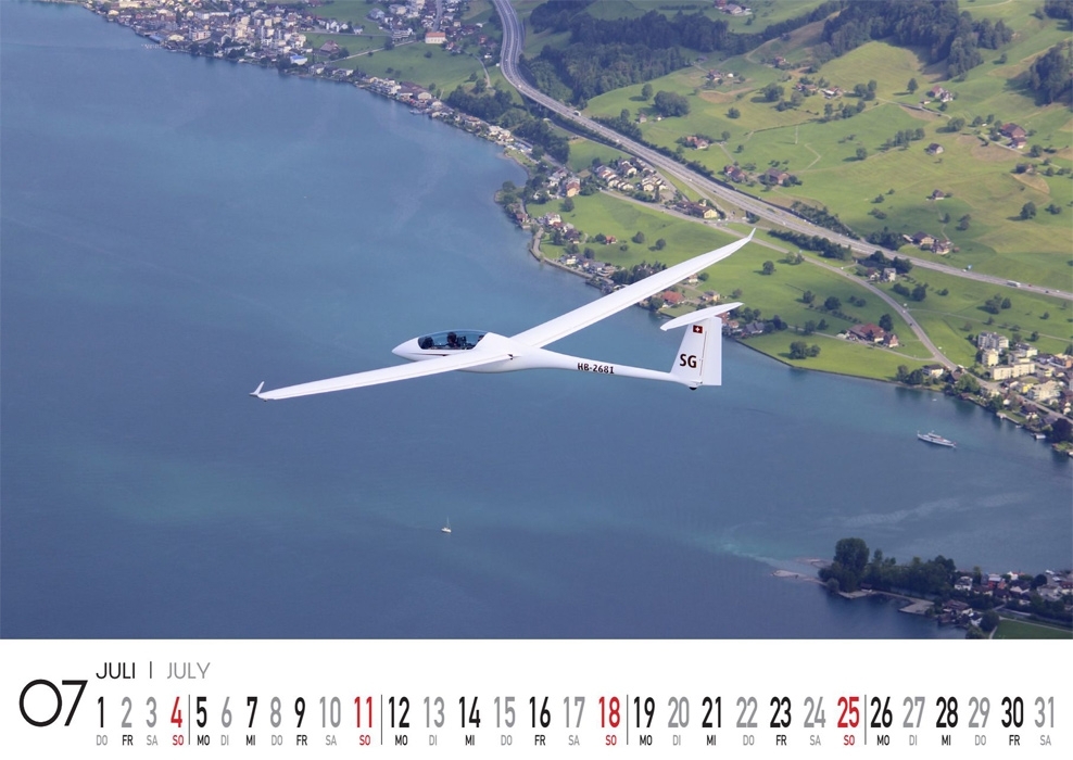 Glider photo-calendar 2027