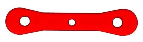 Sollbruchstelle, Nr. 3, rot, 750 daN, Rundloch