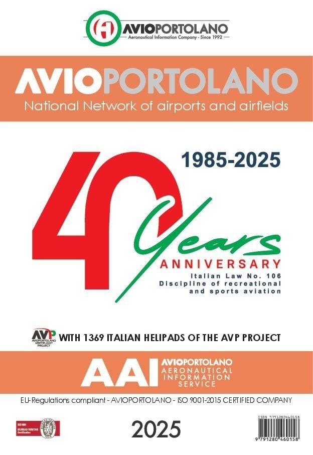 Avioportolano Italy 2025 (Englische Ausgabe)