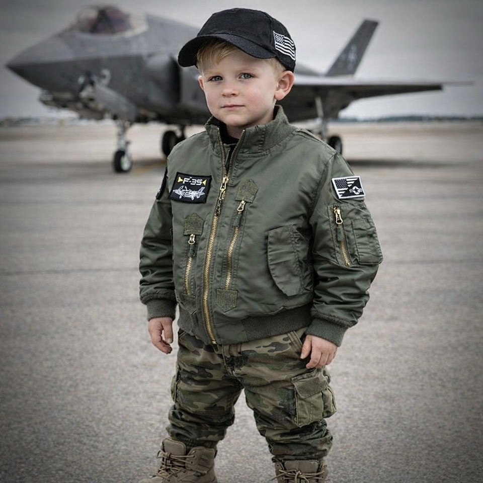 Kids Flying Jacket F-35
