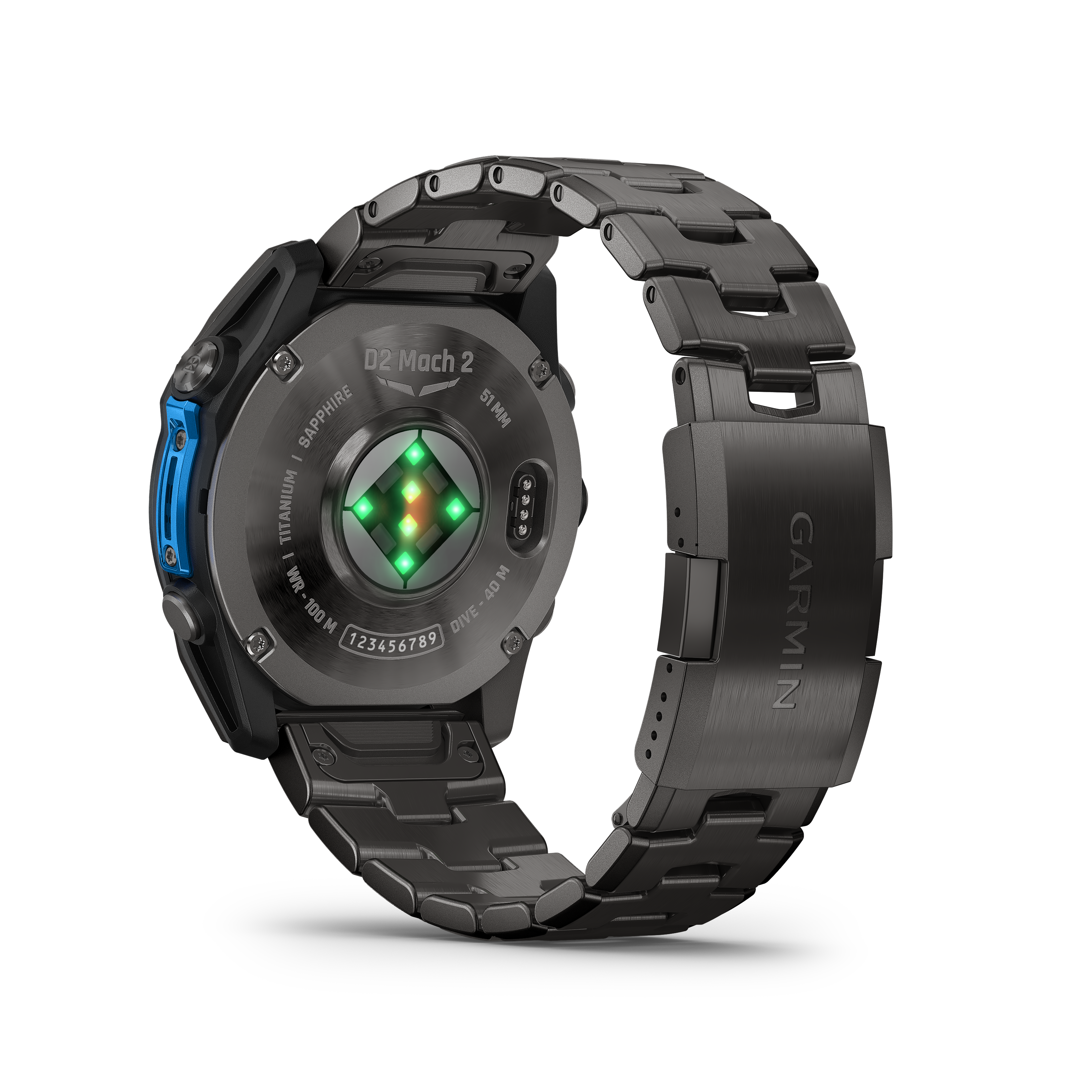 Garmin D2 Mach 2 Pilotenuhr, Titanium Armband