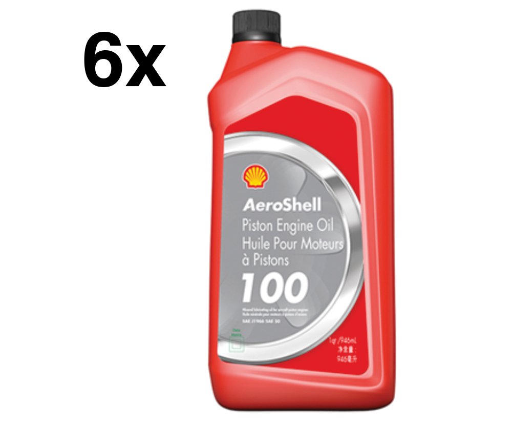 AeroShell Öl 100, unlegiert, 6 x 1 US-Quart