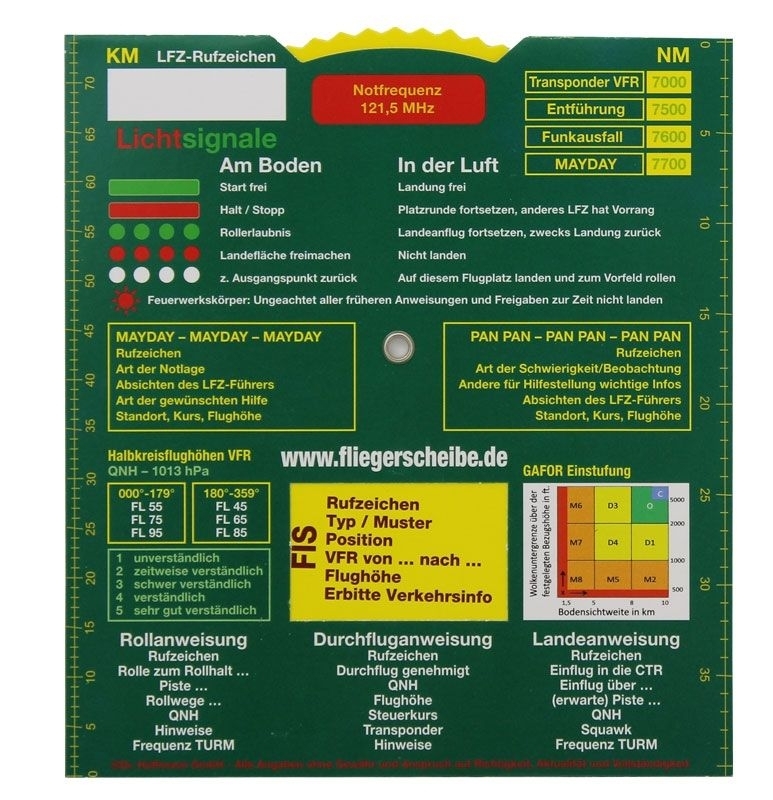 Die Fliegerscheibe - Deutsch/Englisch