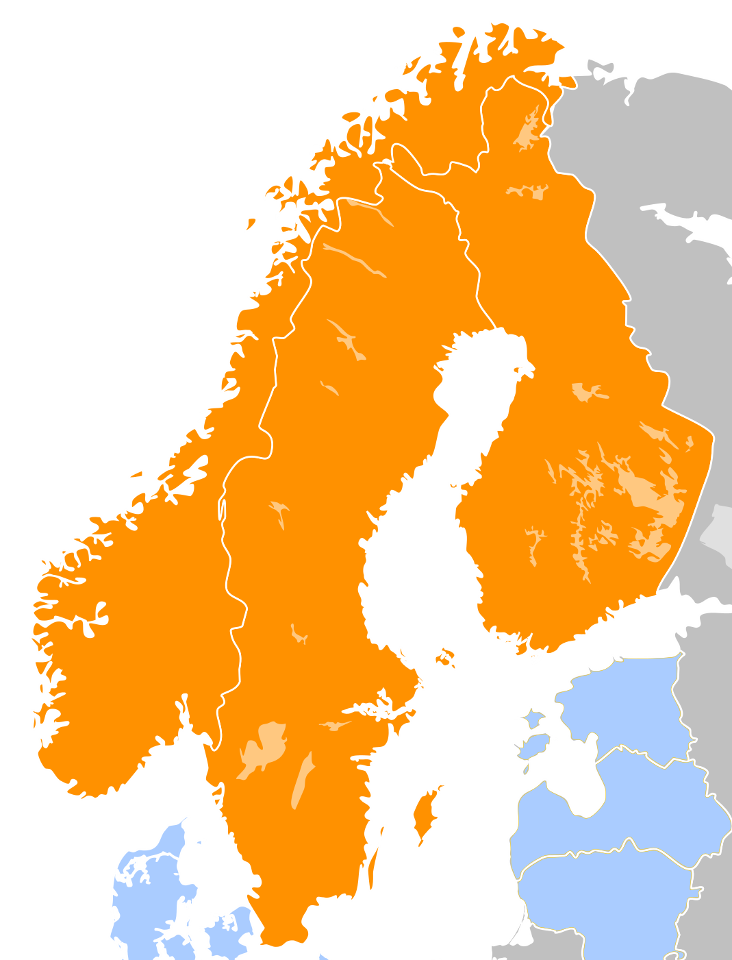 Flight Planner / Sky-Map Kartenpaket Skandinavien
