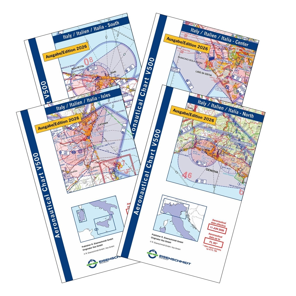 V500-Chart Italy, 4 Sheets, 2026