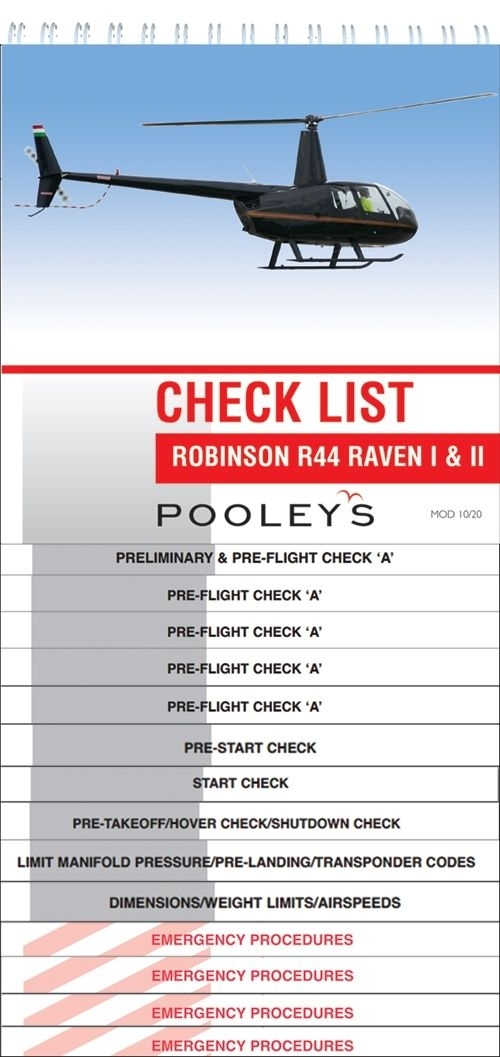 Checkliste Robinson R44 Raven I & II